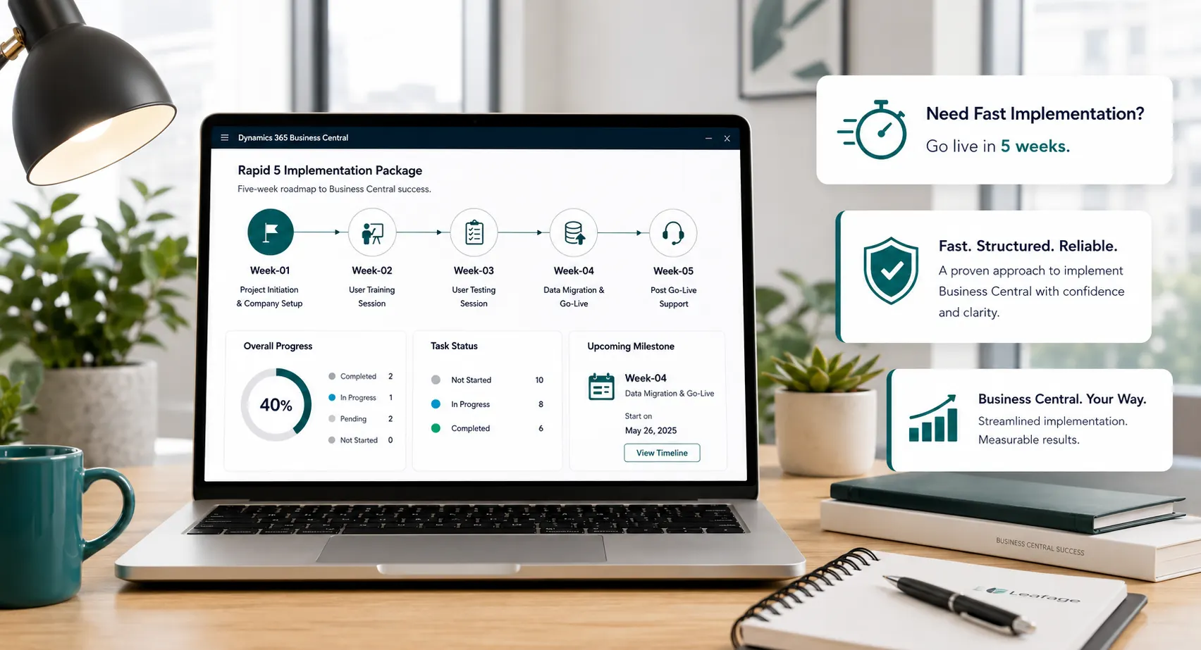 Rapid Business Central implementation with Rapid5 and Rapid8 packages