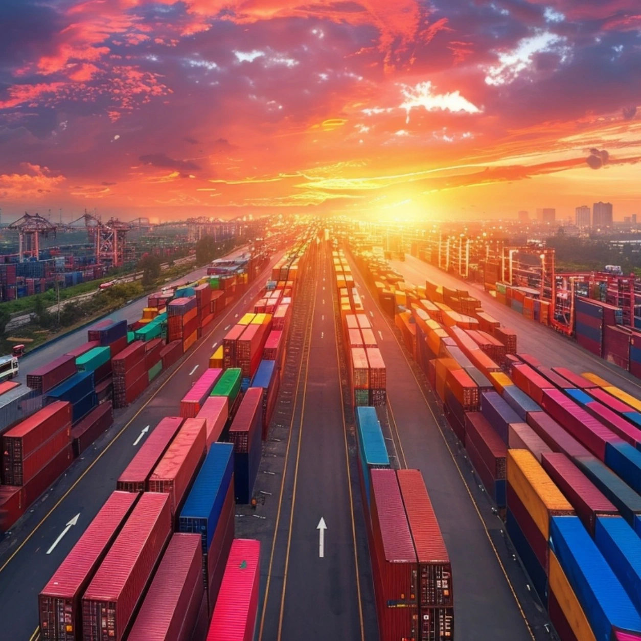 Supply chain and container logistics